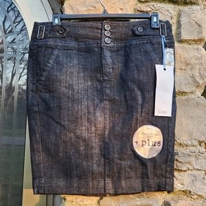 Plus Size Denim Skirts